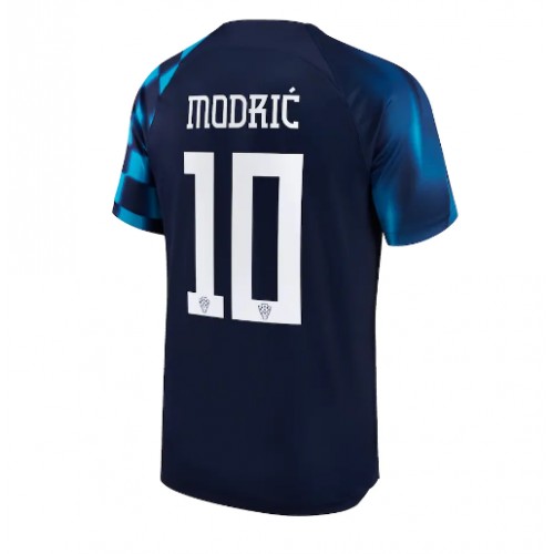Pánský Fotbalový dres Chorvatsko Luka Modric #10 MS 2022 Venkovní Krátký Rukáv